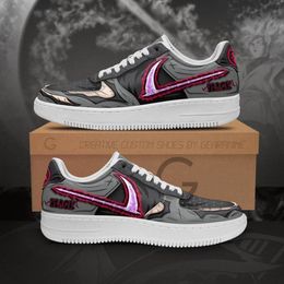 Fashion Anime Casual Shoes Goku Black Rose Air Sneakers Italy Men Women Classic Low Top Manga Leather Simple Design Couple Custom Animes Athletic Shoes MN2105 EU 36-48