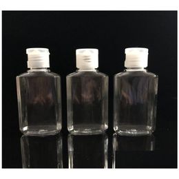 Packing Bottles Wholesale 60Ml Empty Hand Sanitizer Gel Bottle Soap Liquid Clear Squeezed Pet Sub Travel Drop Delivery Office School Otmbv