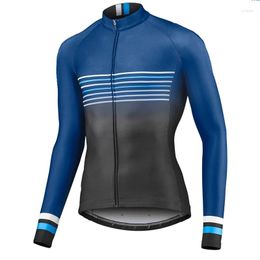 Racing Jackets Cycling Jersey Long Sleeve Bicycle Clothing Pro Team Men MTB Race Jacket Sportswear Bike Moisture Top Quick Dry Breathable