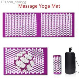 Lengthen Massager Mat Massage Yoga Mat Acupoint Massage Relieve Pressure Back Body Pain Prickly Mat Acupuncture Mat Q230826