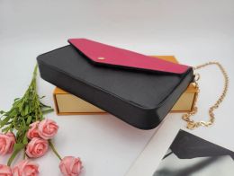 2023 Designer womens shoulder bags luxury Pochette Felicie handbags tops quality monograms leather chain crossbody original ladies Empreinte