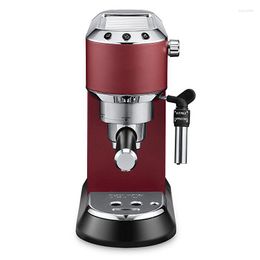 220v EC685 Italian Semi-Automatic Coffee Machine 1350W Household Pumped Stainless Steel Small Desktop