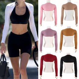 Knee Pads Summer Raglan Sleeves Arm Cover Cardigan Cropped Cape Ladies Top Plain Solid Thin Sunscreen Shirt Holiday Cotton Long Sleeve