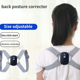 Massaging Neck Pillowws Smart Back Posture Corrector Vibration Sensor Orthosis Invisible Reminder Adult Child Sitting Hunchback 230825