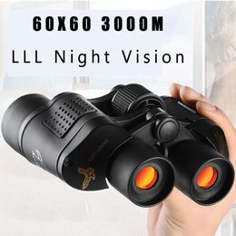 Telescope Binoculars 60x60 3000M HD Professional Hunting Night Vision for Hiking Travel Field Work Forestry Fire Protection 230826