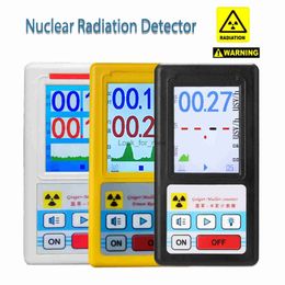 Portable Geiger Counter Multifunctional Nuclear Radiation Detector Personals Dosimeter Marble Detectors Beta Gamma X-ray Tester HKD230826