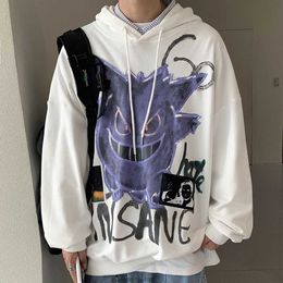 Boys' Sweater Korean Edition Fashion Versatile Spring and Autumn Hooded Clothing Fashion Brand Loose Hip Hop Coat Ins