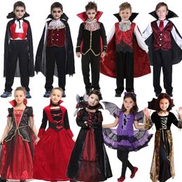 Special Occasions Umorden Kids Child Costume Count Cosplay Boys ss for Girls Purim Halloween Party Fantasia Dress Up 230825