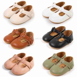 First Walkers Vintage Baby Shoes Newborn Infant Boy Girl Classical PU Soft Anti-slip Toddler Crib Crl Shoes Moccasins 10-colors L0826