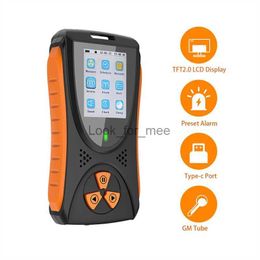 Geiger Counter Nuclear Radiation Detector Color Display Screen Personal Dosimeter Detectors Beta Gamma X-Ray Tester HKD230826