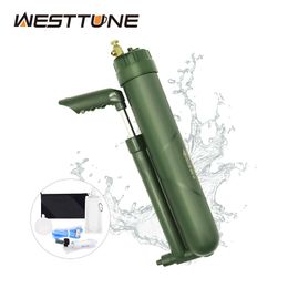 Outdoor Gadgets Pressure Pump Water Philtre for Survival or Emergency Supply professional Purification Purifier Camping Hiking 230826