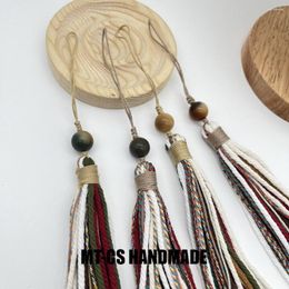 Charms 1 Pcs Tassel Bag Pendant Natural Bodhi Root Car Phone Pendants Couple Gift Blessing Amulet Is Purely Handmade