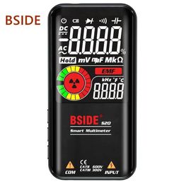 Multimeters BSIDE S10 S11 S20 Profesional Digital Multimeter Smart Multimeter 9999 Digital DC AC Voltage Ohm Diode NCV Hz Live Wire Tester 230825