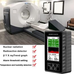 Radiation Testers XR-1 Pro Nuclear Radiation Detector LCD Display Screen Geiger Counter Personal Dosimeter Marble Detectors Beta Gamma X-ray 230826