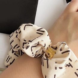 New Large Intestine Hair Ring Twill Fabric Three-Dimensional Double-Sided Removable Hair Accessories High-Profile Figure