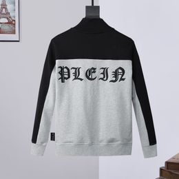 Plein Bear Brand Warm Thick Sweatshirt Hip-hop Loose Characteristic Personality Skull Pullover Rhinestone Luxury Mens Hoodie 88811