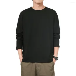Men's T Shirts T-shirt Solid Color Dress Up Man Long Sleeves Pure Women Shirt T-shirts For Male Tops