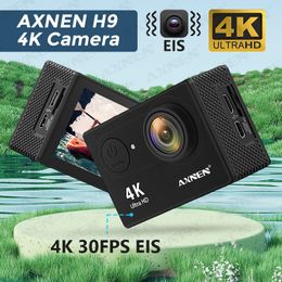 Weatherproof Cameras AXNEN H9R 4K Sports Camera Motorcycle Bicycle Helmet Waterproof Video Recording WiFi Action for P ography with Remote 230825