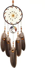 Tree of Life Dream Catchers for Bedroom Adult Brown Boho Dream Catcher Wall Decor for Girls Chakra Crystal 122131