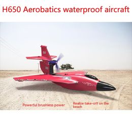 ElectricRC Aircraft Raptor H650 Aerobatics Waterproof Six Channel Fixed Wing Foam Brushless Motor Control Model Toy Gift 230825