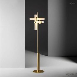 Floor Lamps Northern Europe Post-modern Simple Free Standing For Living Room Bedroom Model Soft Dress Designer