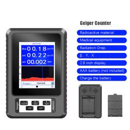 Radiation Testers Nuclear Radiation Detector Colour Display Screen Geiger Counter Personal BR-9B XR-1/XR-1 PRO Dosimeter Marble Detector Beta Gamma 230825