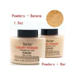 Ben Face Powder Nye Luxury 42g 1.5 Oz Natural Loose Waterproof Nutritious Banana Frighting Longlasting Drop Dropern