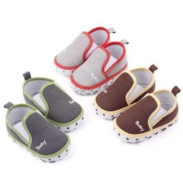 First Walkers Baby Boy Shoes Newborn Canvas Shoes For Boys Cotton Soft Sole Antiskid Baby Walking Shoes Baby Moccasin F102 L0826