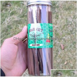 Cigar Accessories 72Pieces/Can110Mm Roll Paper Rolling Papers Empty Tube Roller Manual Cigarettes Drop Delivery Home Garden Househol Dht5A