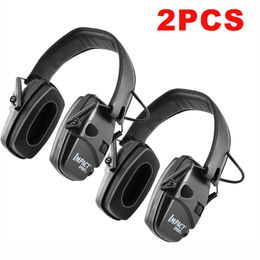 Grooming Sets 1PCS/2PCS Anti-Noise Impact Ear Protector Electronic Shooting Earmuff Hunting Noise Reducer Hearing Protection Headset Howard 230825