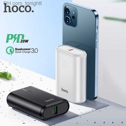 hoco QC3.0+PD 20W Power Bank 10000mAh Portable External Battery Charger fast Charger Powerbank for iPhone 12 Pro Max 11 Q230826