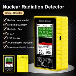 NEW BR-9C-XR-3 Pro 2-in-1 Handheld Digital Display Electro Radiation Nuclear Detector EMF Geiger Counter Accurate Tester HKD230826