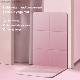 TPE Yoga Meditation Pad Soft Foldable Pilates Gymnastics Mat Breathable Portable Shock-absorbing Easy Clean for Home Gym Office Q230826