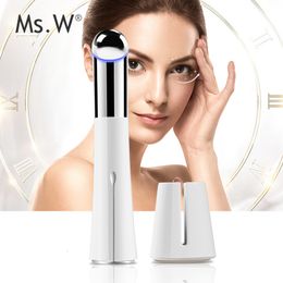 Face Care Devices 804 Microcurrent Wireless Ultrasonic Eye Lifting Anti Wrinkles Bags Dark Circles Anti Puffiness Device for Cream Tools 230825