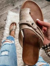 Slipper s Summer Leather Sandals Outdoor Beach Casual Comfortable and Soft SlippersBohemian Style 3 Colours 230825