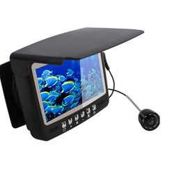 Weatherproof Cameras 4 3 Inch Video Fish Finder IPS LCD Monitor Camera Kit For Winter Underwater Ice Fishing Manual Backlight 230825