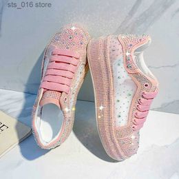 Diamond Platform Vulcanised Light Dress Women's Sneakers Sequins Breathable Casual New 2022 Fall Shoes for Women T230826 90