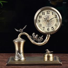 Table Clocks Moderm Luxury Living Room Pendulum Decorative Bedrooms Bedside Nordic Hogar Y Decoracion Retro Decor