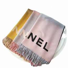 Designer Winter Scarf shawl Cashmere Large Classic Monogrammed ring mens womens 180x65cm e5x5#