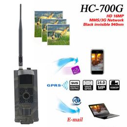 Accessories 3g Hc700g 16mp 940nm Night Vision Hunting Camera 3g Gprs Mms P Sms 1080p Wildlife Animal Trail Cameras Trap