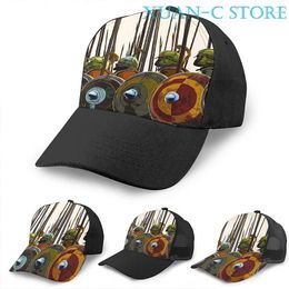 Ball Caps Macedonian Phalanx Basketball Cap Men Women Fashion All Over Print Black Unisex Adult Hat