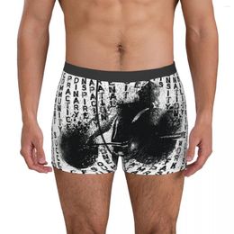 Underpants Girl Snatching With Words Breathbale Panties Male Underwear Print Shorts Boxer Briefs