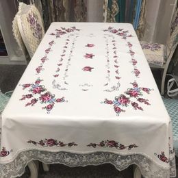 Table Cloth Waterproof Oil Resistant To Burns And Washed Tablecloth Dustproof Cover Fabric Dining Room