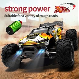 ElectricRC Car JTY 1 16 RC Truck 70kmh Brushless High Speed Drift 4WD 120m Radio Remote Control OffRoad Truggy For Kids Adult Toys 230825