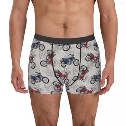 Underpants My Tools Rules Grey Tossed Motorcycle Cotton Panties Men's Underwear Ventilate Shorts