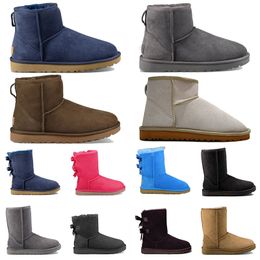 Designer 2023 HOT Boots women ultra mini snow boots winter products Ankle Soft comfortable Sheepskin keep warm Advanced design 36-41