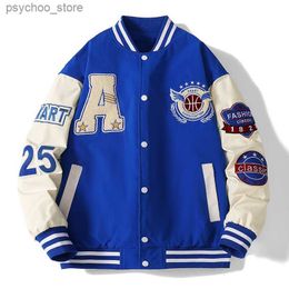 2023 New American Baseball Uniform Men Spring and Autumn Japanese Fashion Brand Loose Pilot Jacket Couple Coat Men Mens Jackets Q230826