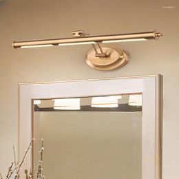 Wall Lamps Mirror Cabinet Lamp LED Front Minimalist Bathroom Anti Fog Stainless Steel Decorative Corridor