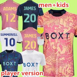 23 24 BAMFORD Llorente RODRIGO Leeds Unitedes soccer jerseys 2023 2024 Adams Aaronson HARRISON Sinisterra JAMES maillots de football kids Kit football shirt 12356