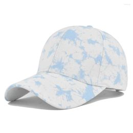 Ball Caps Men Tie-dye Baseball Cap Girls Streetwear Trucker Hat For Women Adjustable Rap Hip Hop Boys Breathable Snapback Sun